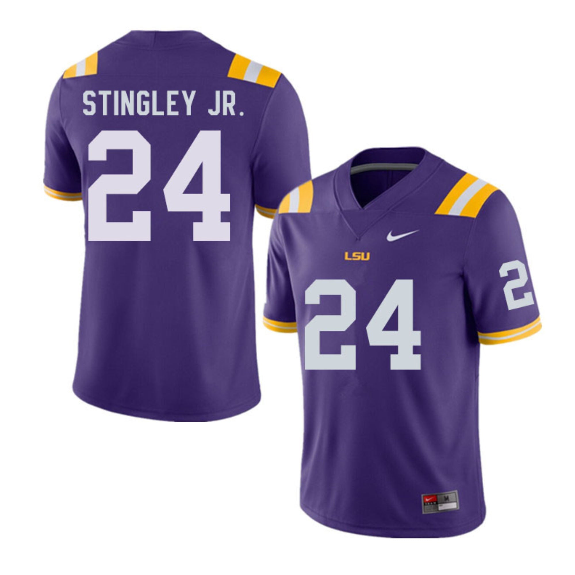 Derek Stingley Jr. LSU Tigers 24 Jersey