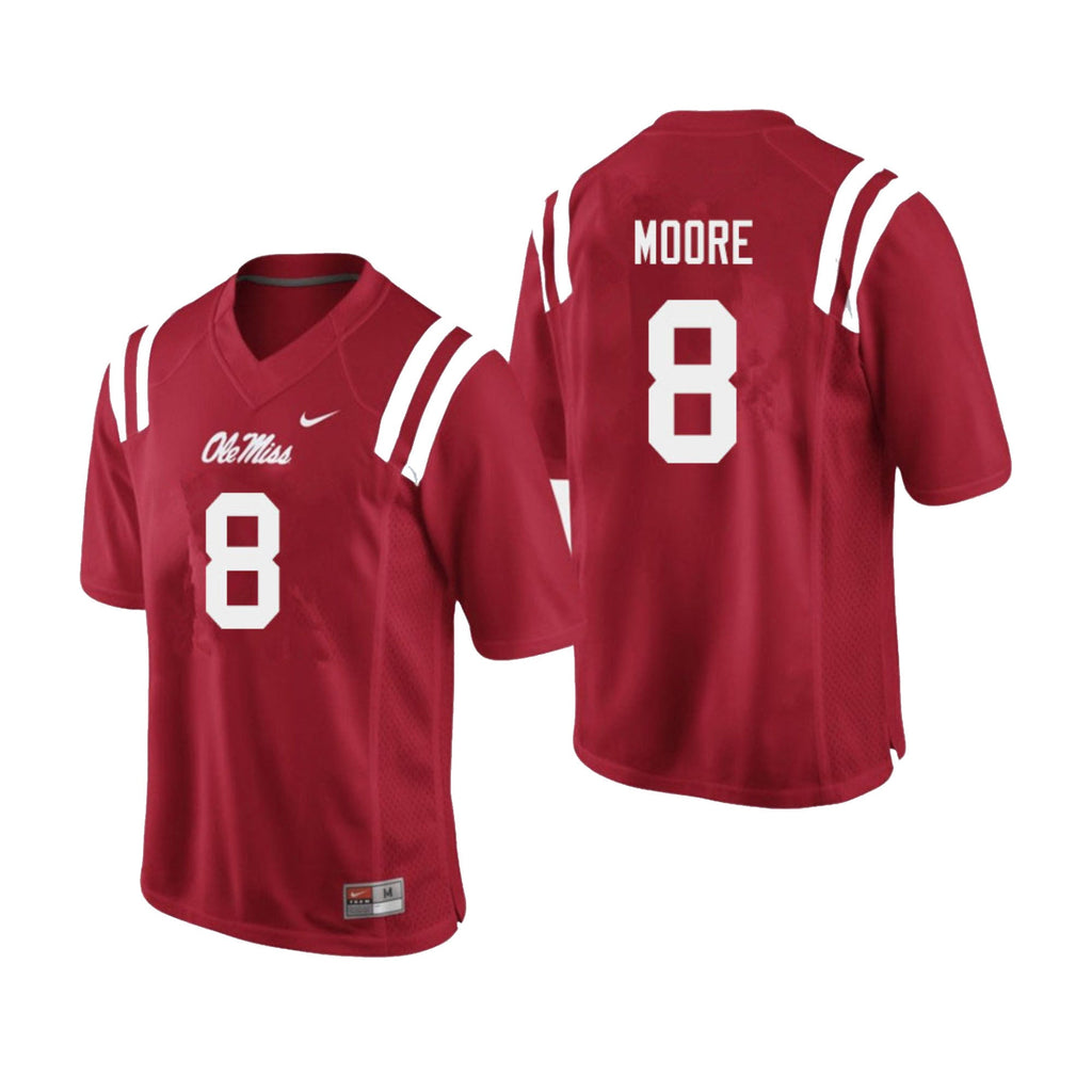Elijah Moore Ole Miss Rebels 8 Jersey