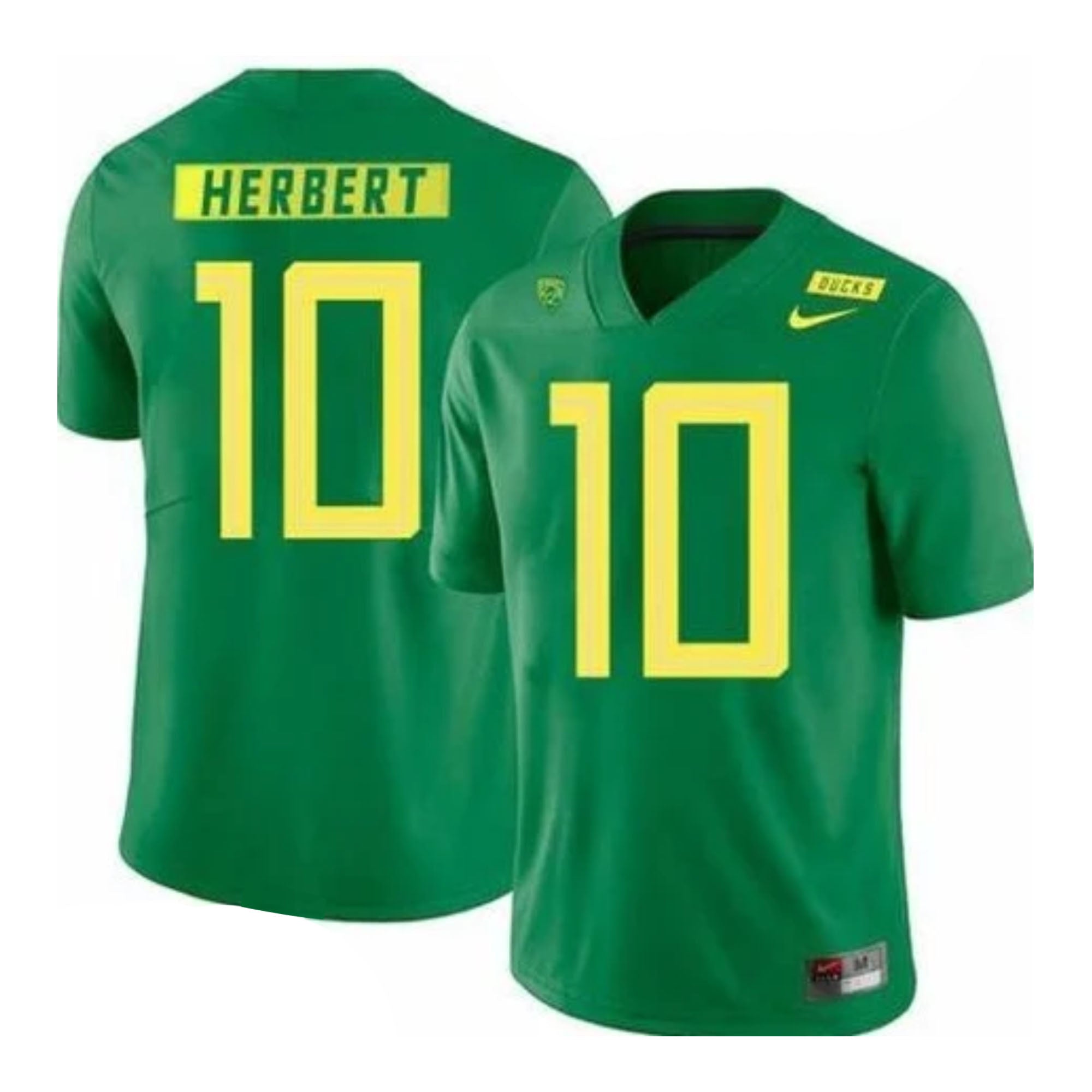 Justin Herbert Oregon Ducks 10 Jersey
