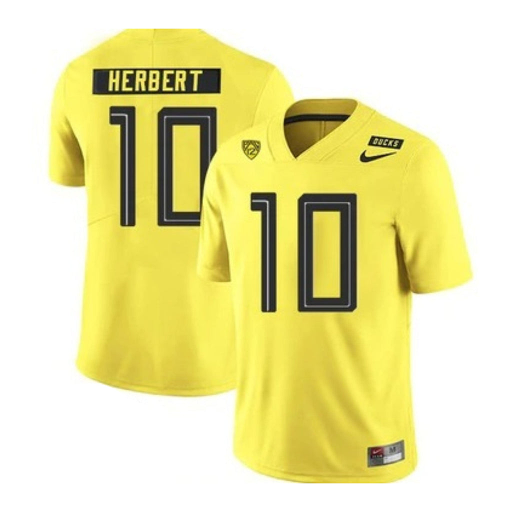 Justin Herbert Oregon Ducks 10 Jersey