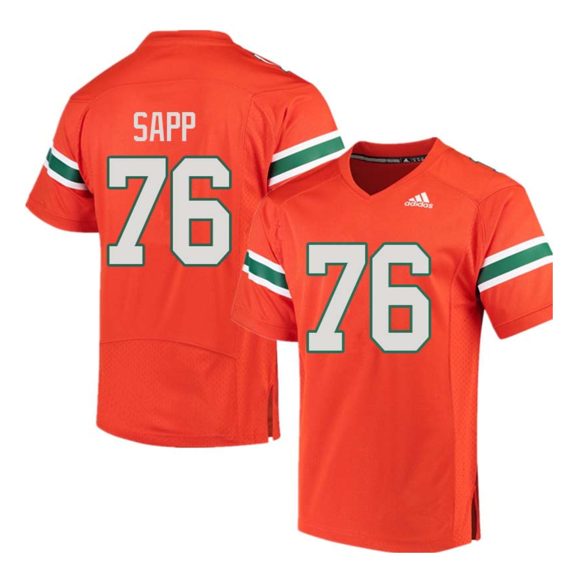 Warren Sapp Miami Hurricanes 76 Jersey