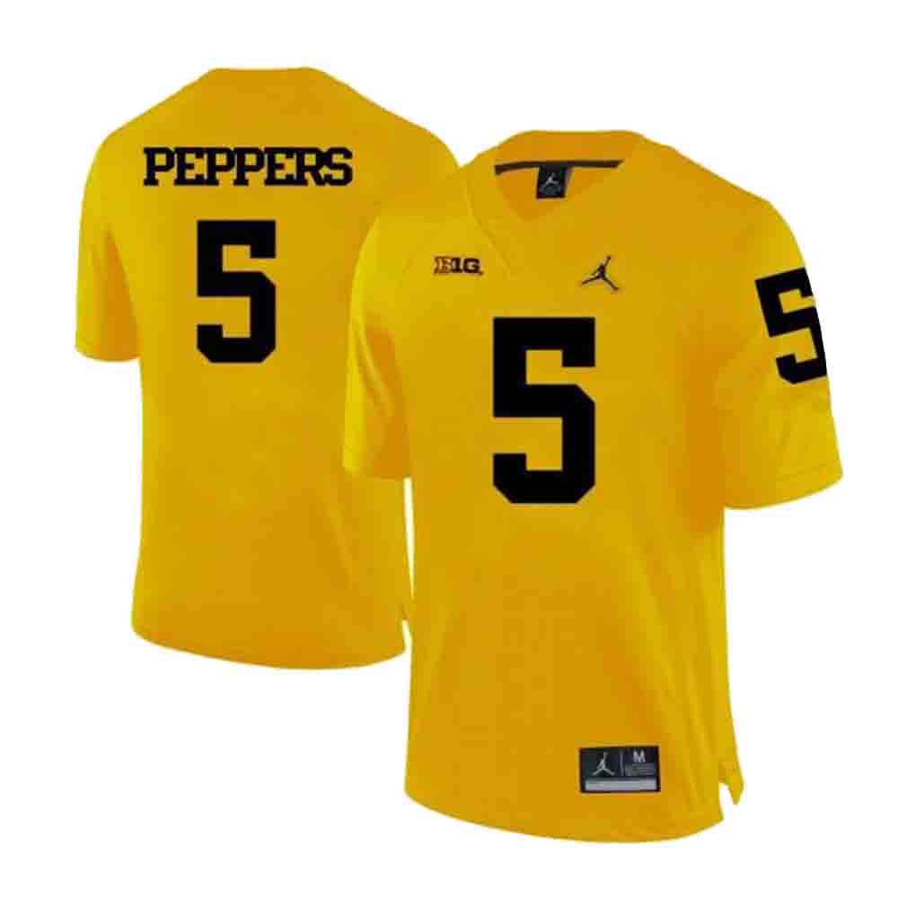 Jabrill Peppers Michigan Wolverines 5 Jersey
