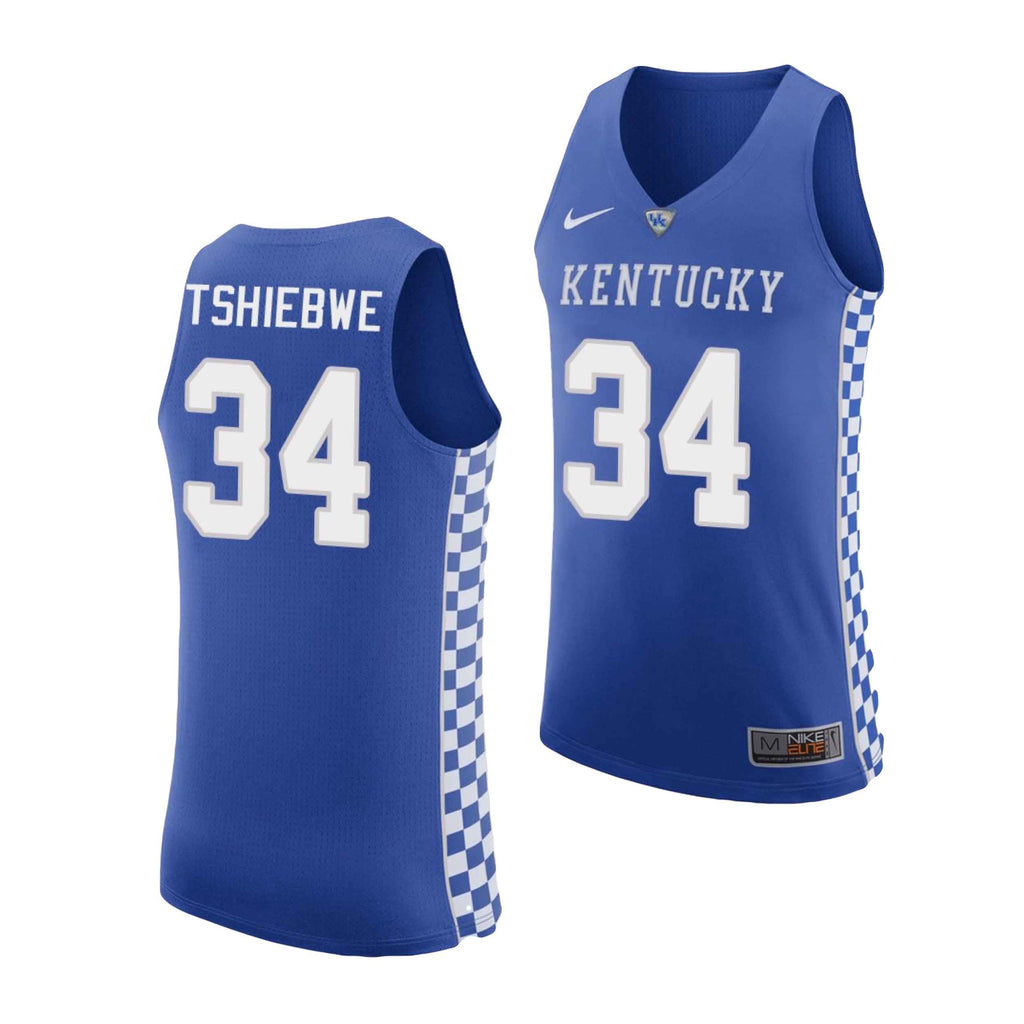 Oscar Tshiebwe Kentucky Wildcats 34 Jersey