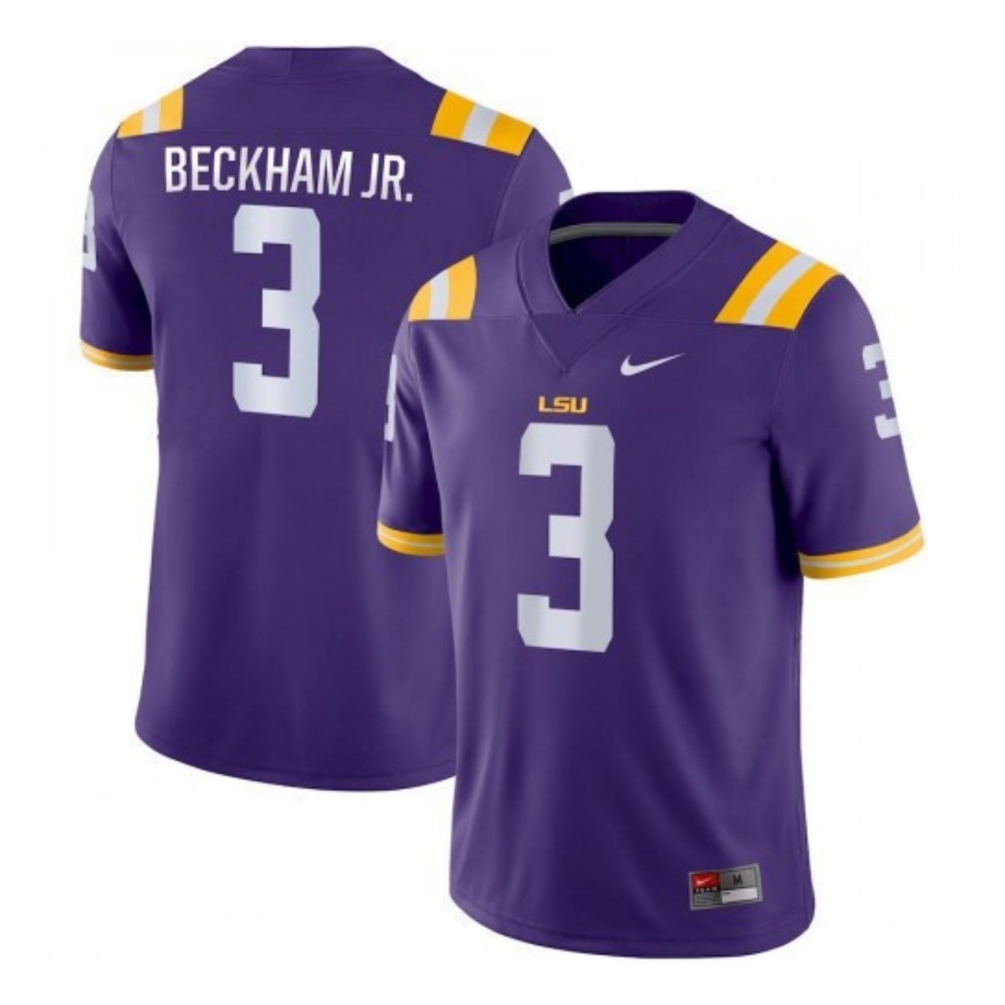 Odell Beckham Jr. LSU Tigers 3 Jersey