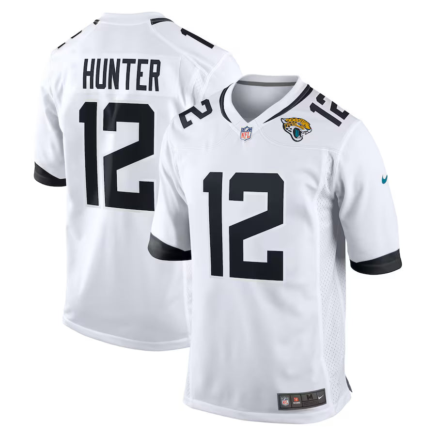Jacksonville Jaguars Game Road Jersey - White - Travis Hunter - Mens