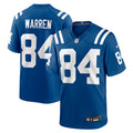 Tyler Warren Indianapolis Colts 2025  Draft First Round Pick Game Jersey - Royal