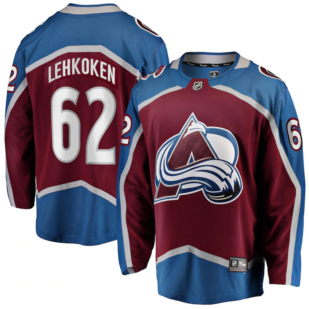 Artturi Lehkonen Colorado Avalanche 62 Jersey