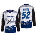 Callan Foote Tampa Bay Lightning 52 Jersey