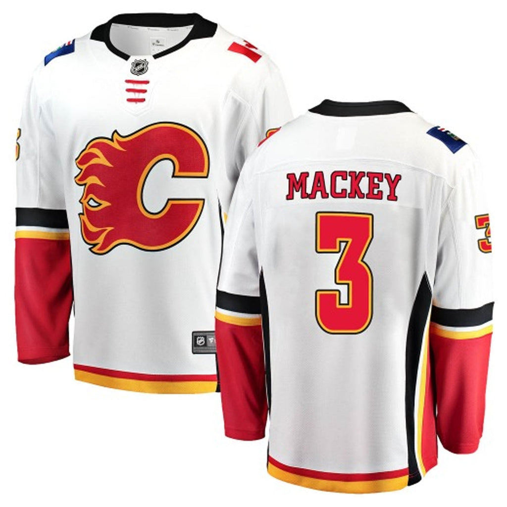 Connor Mackey Calgary Flames 3 Jersey