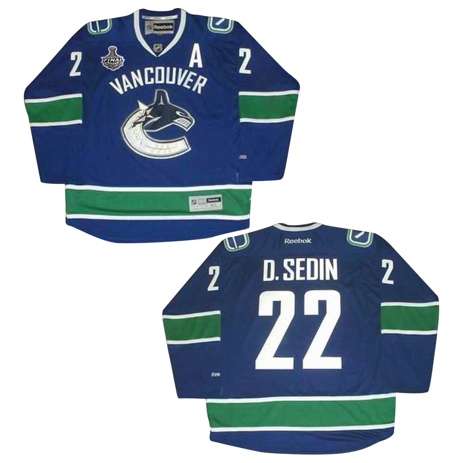 Daniel Sedin Vancouver Canucks 22 Jersey