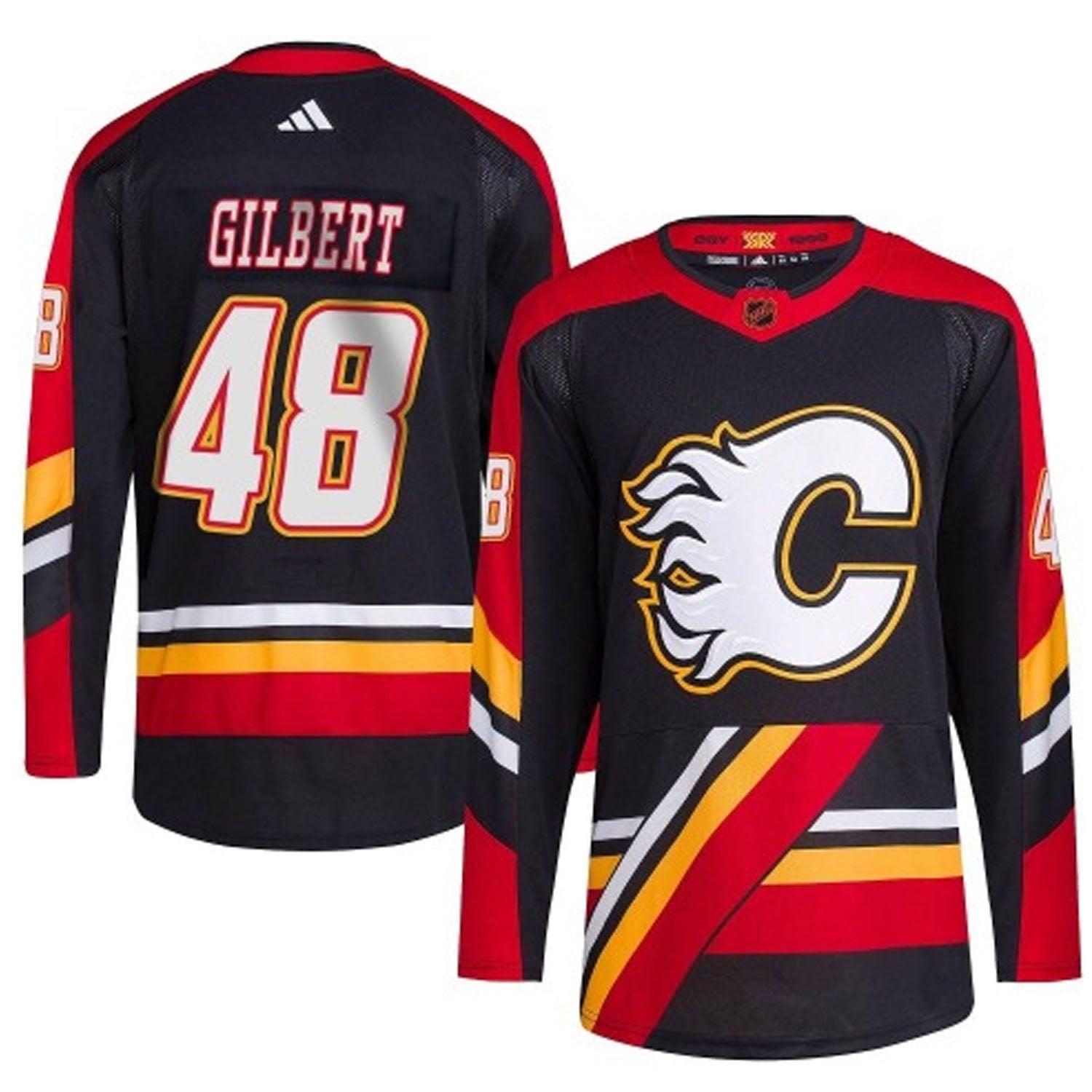 Dennis Gilbert Calgary Flames 48 Jersey