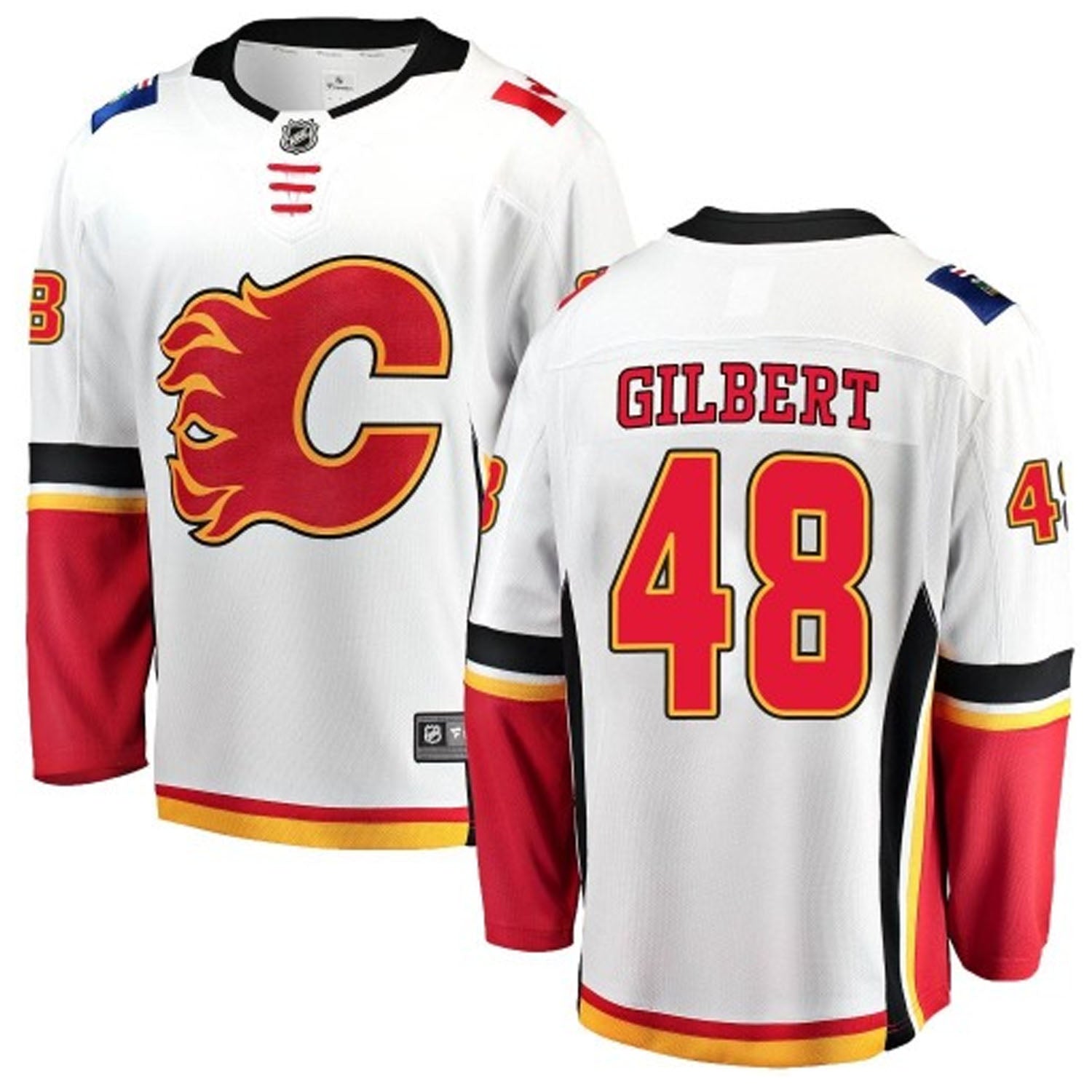 Dennis Gilbert Calgary Flames 48 Jersey