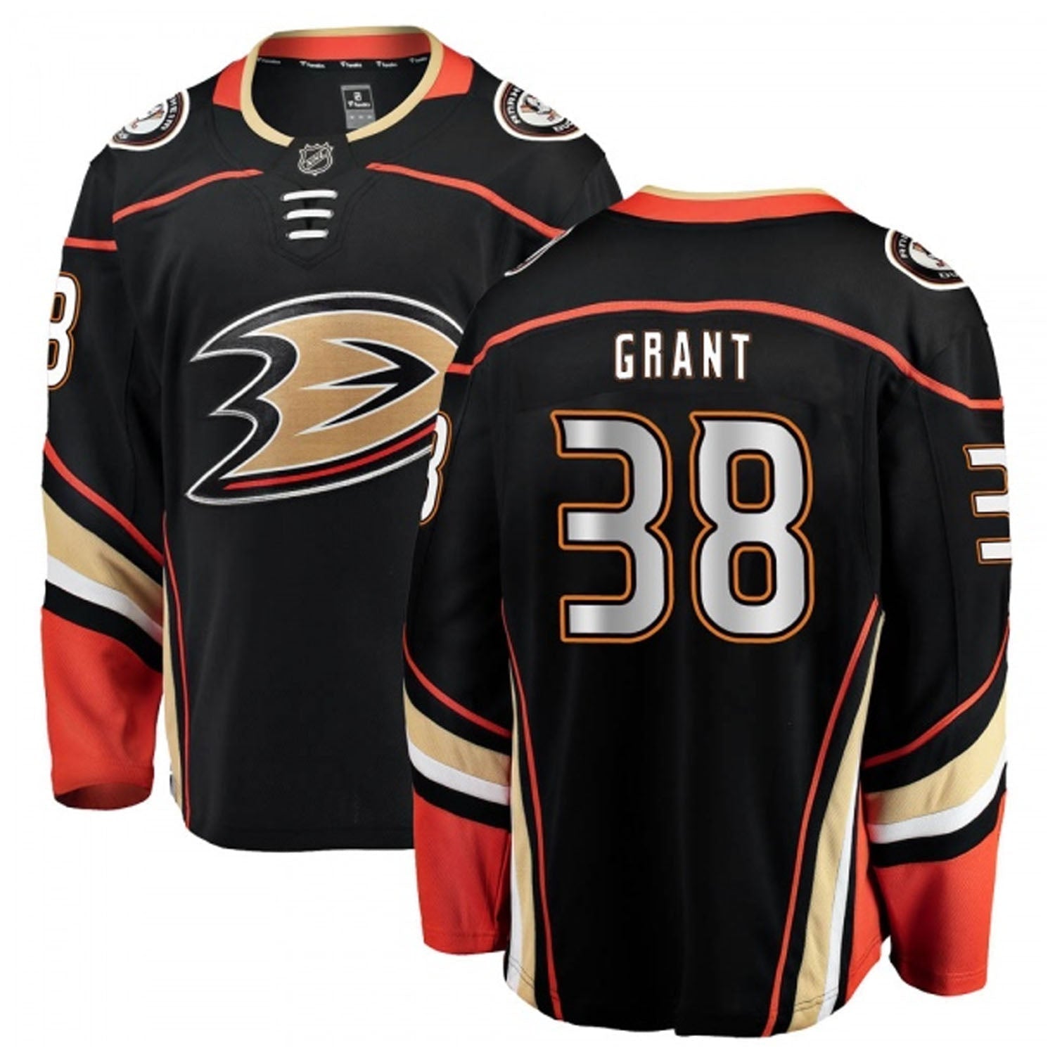 Derek Grant Anaheim Ducks 38 Jersey