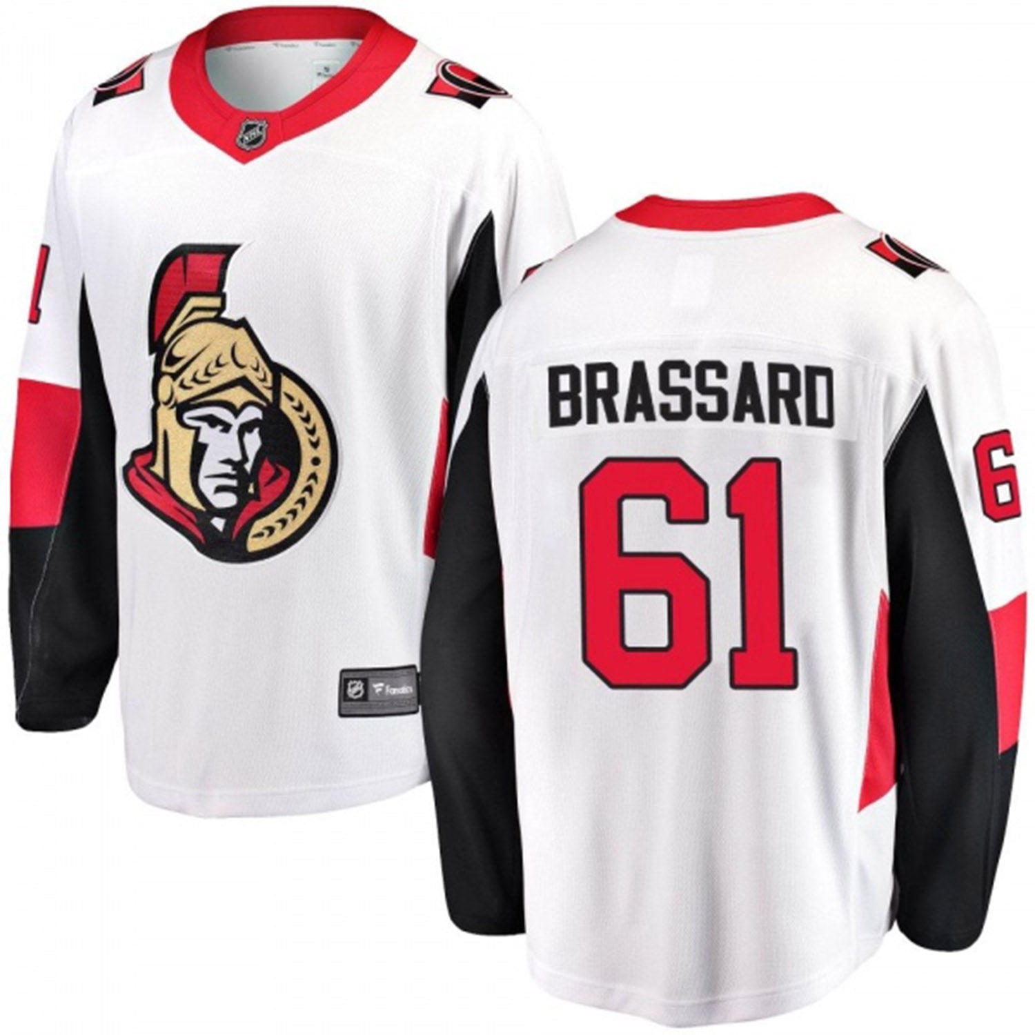 Derick Brassard Ottawa Senators 61 Jersey