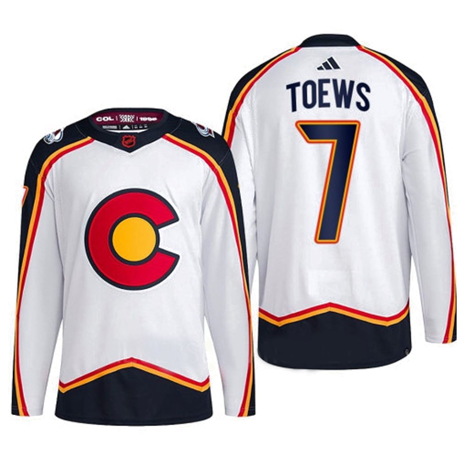 Devon Toews Colorado Avalanche 7 Jersey