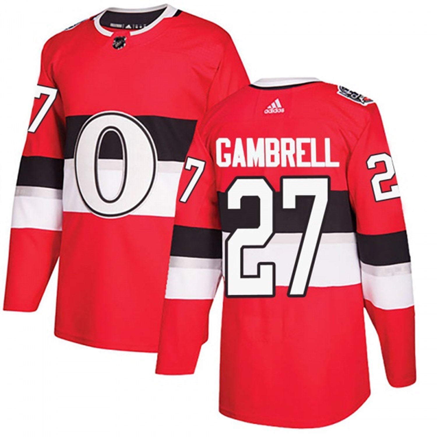 Dylan Gambrell Ottawa Senators 27 Jersey