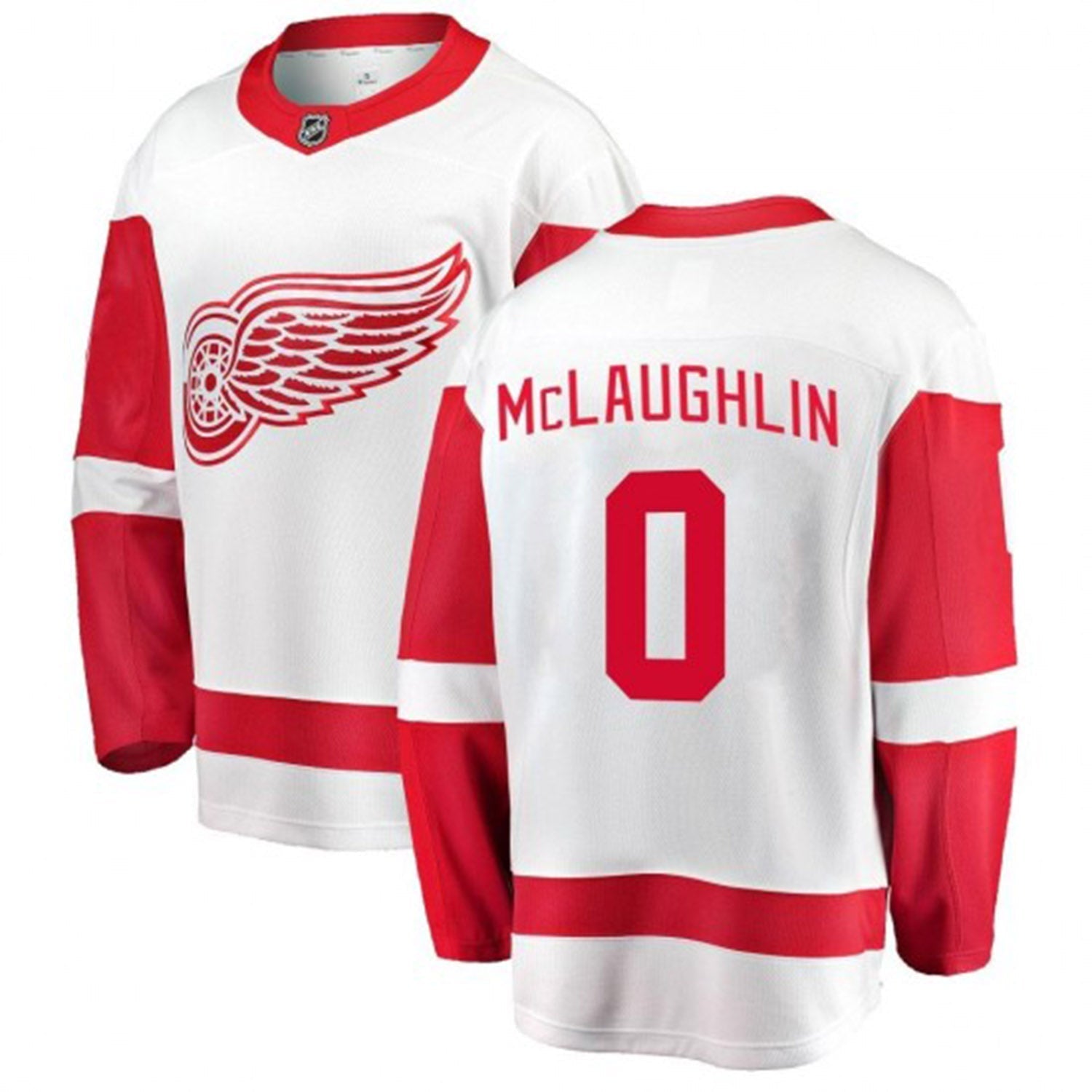 Dylan McLaughlin Detroit Red Wings 0 Jersey