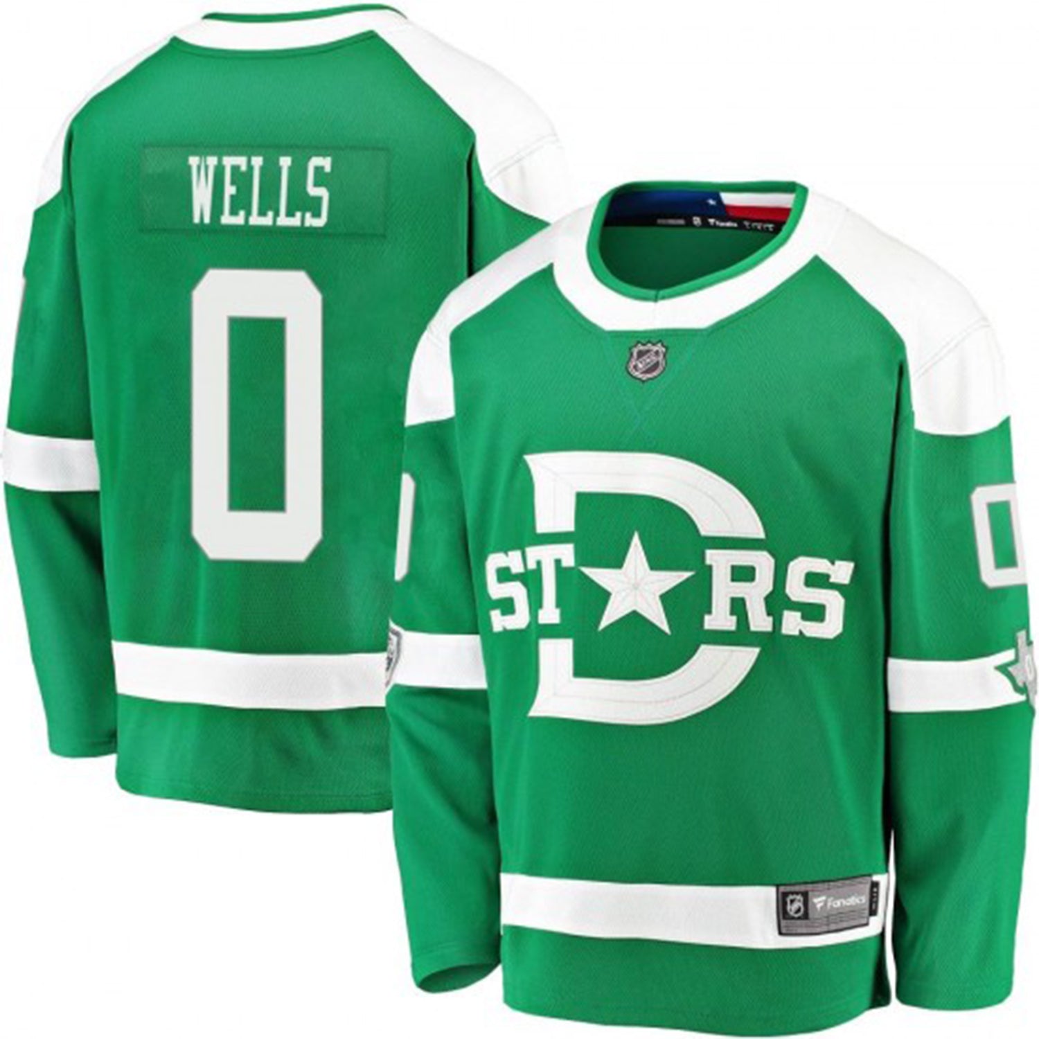 Dylan Wells Dallas Stars 0 Jersey