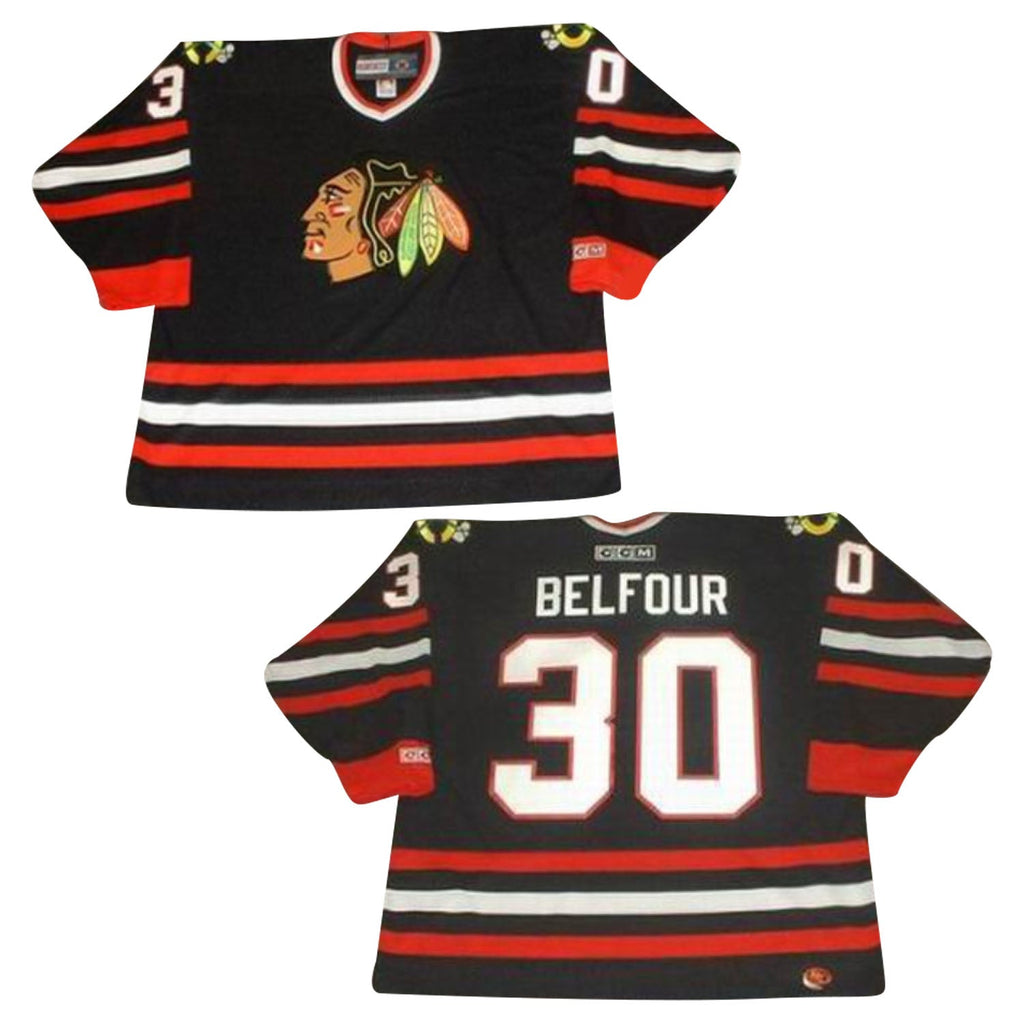 Ed Belfour Chicago Blackhawks 30 Jersey