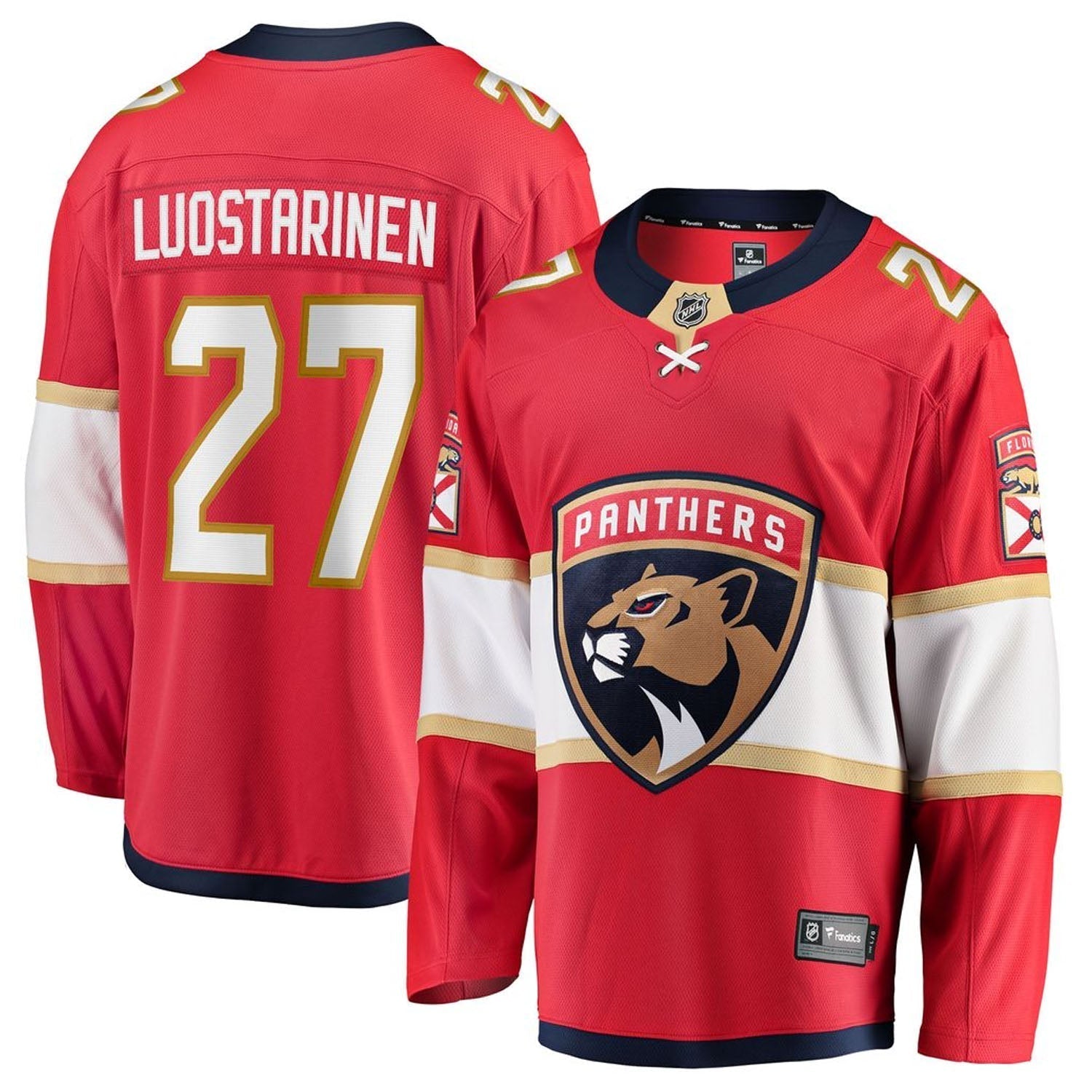 Eetu Luostarinen Florida Panthers 27 Jersey