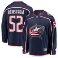 Emil Bemstrom Columbus Blue Jackets 52 Jersey