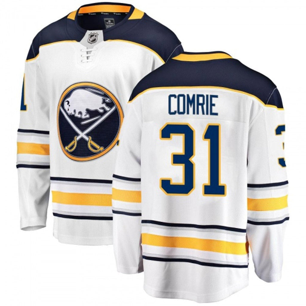 Eric Comrie Buffalo Sabres 31 Jersey
