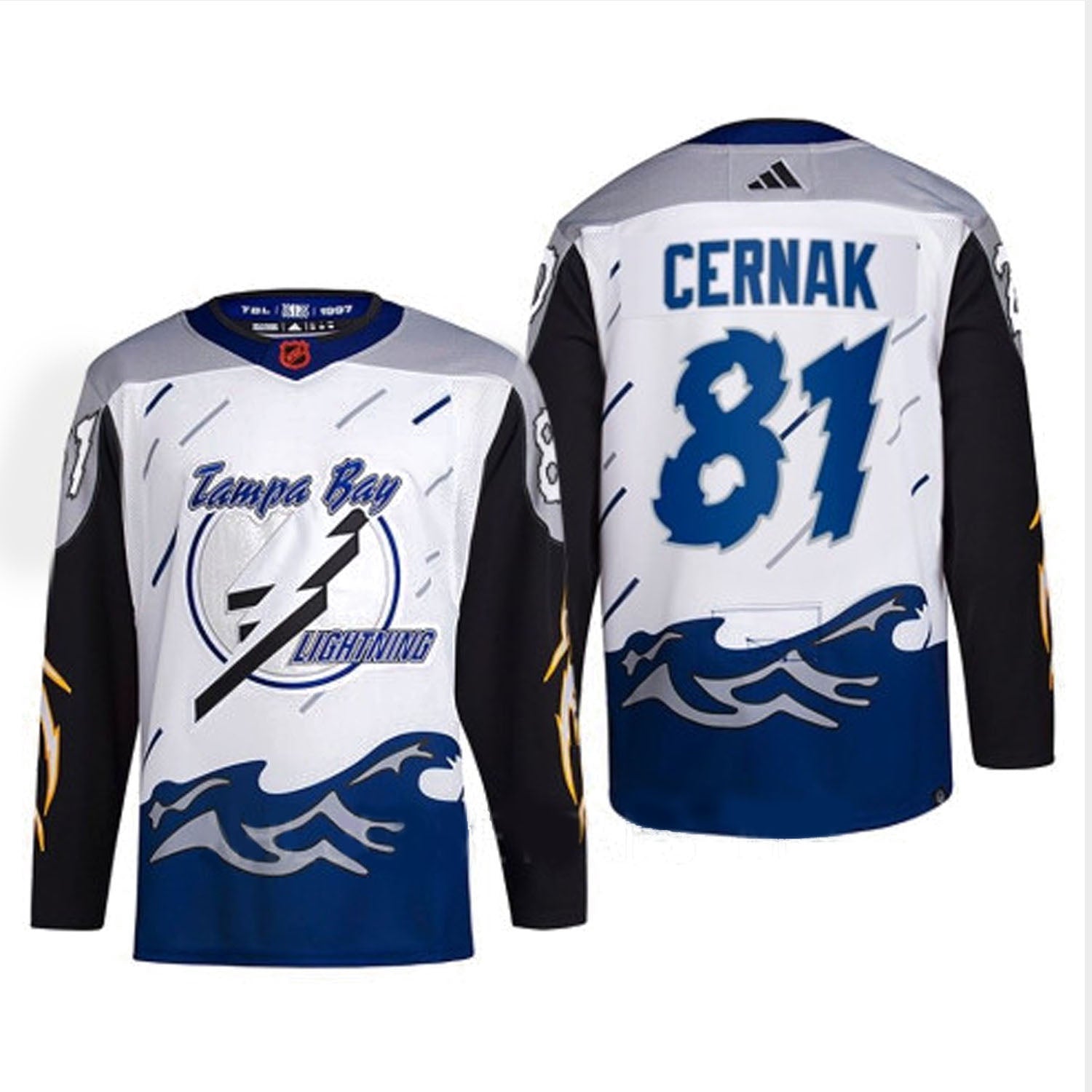 Erik Cernak Tampa Bay Lightning 81 Jersey