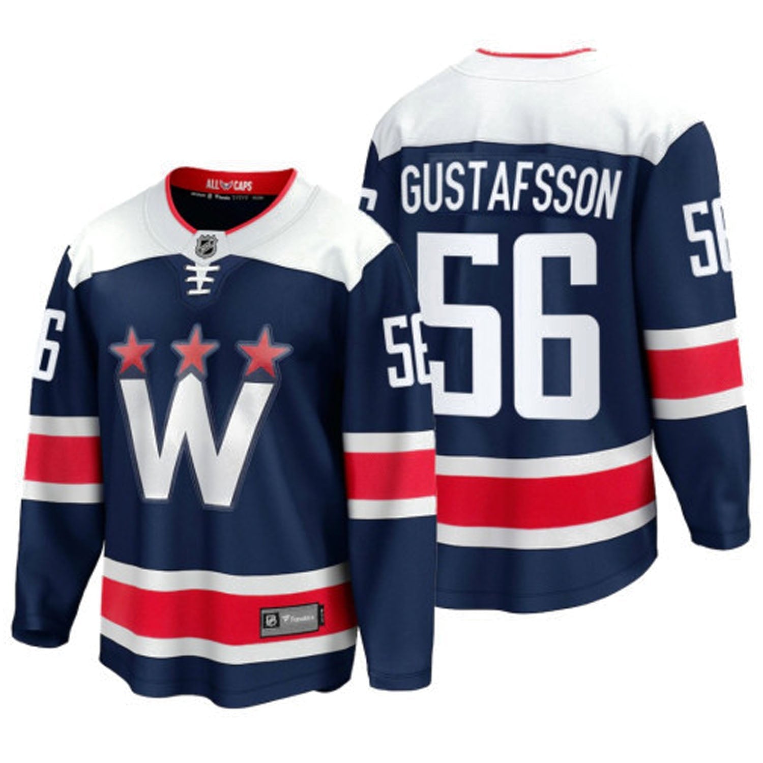 Erik Gustafsson Washington Capitals 56 Jersey