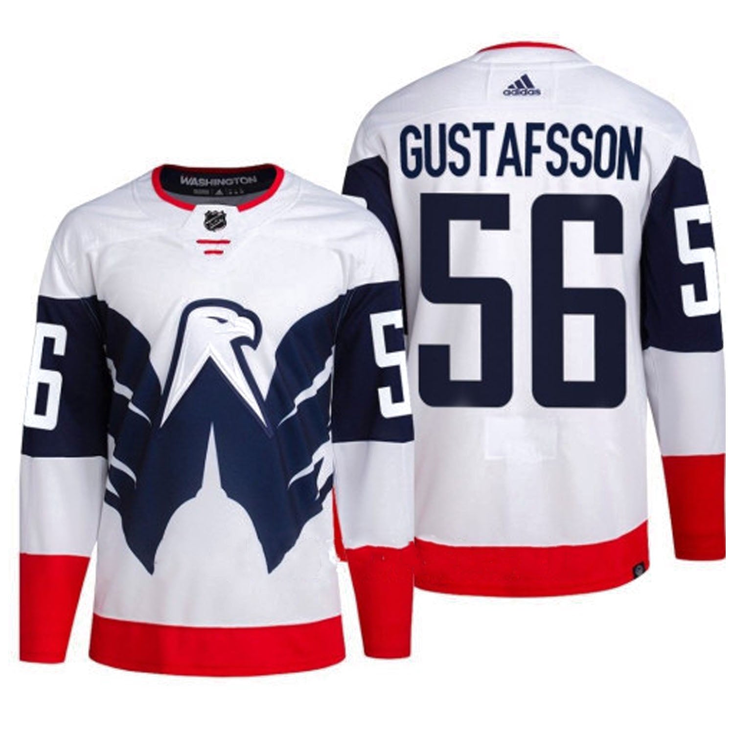 Erik Gustafsson Washington Capitals 56 Jersey