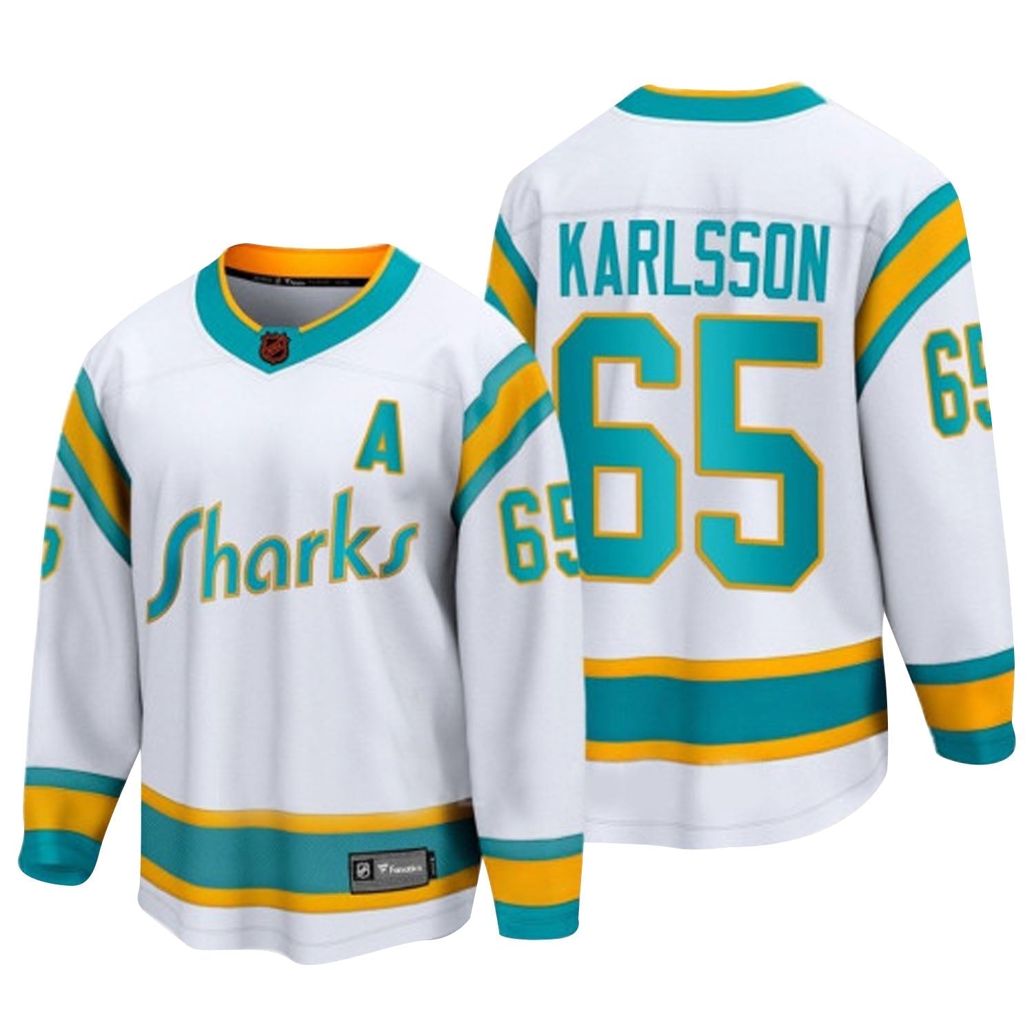Erik Karlsson San Jose Sharks 65 Jersey