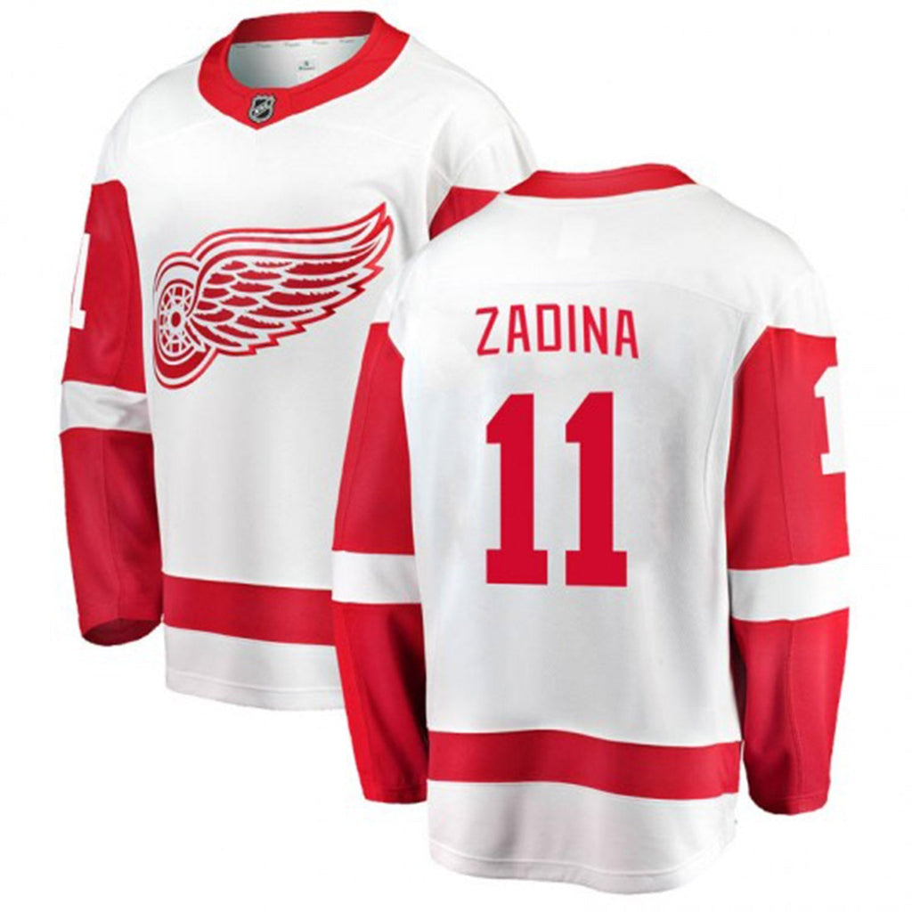 Filip Zadina Detroit Red Wings 11 Jersey