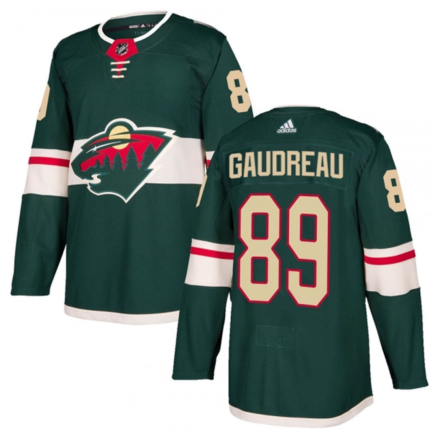 Frederick Gaudreau Minnesota Wild 89 Jersey