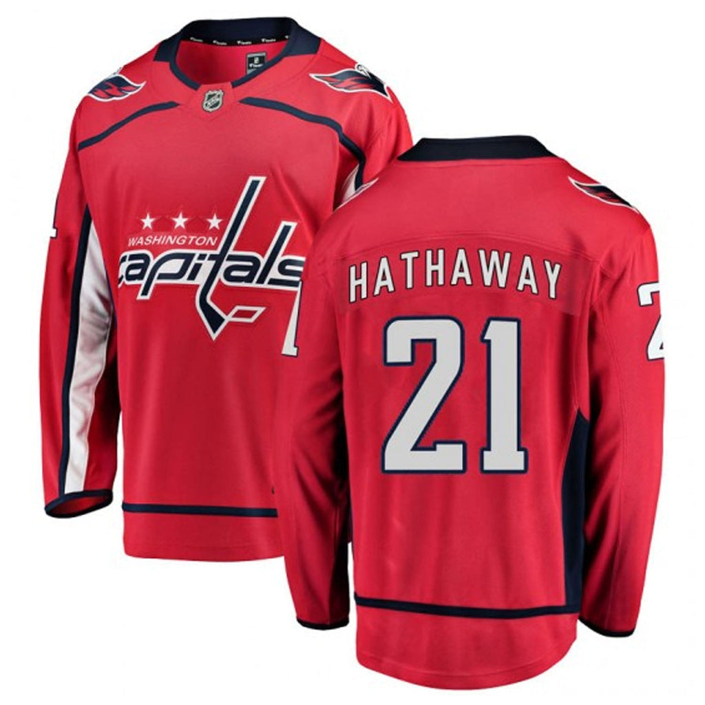 Garnet Hathaway Washington Capitals 21 Jersey