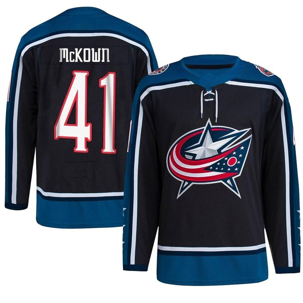 Hunter McKown Columbus Blue Jackets 41 Jersey