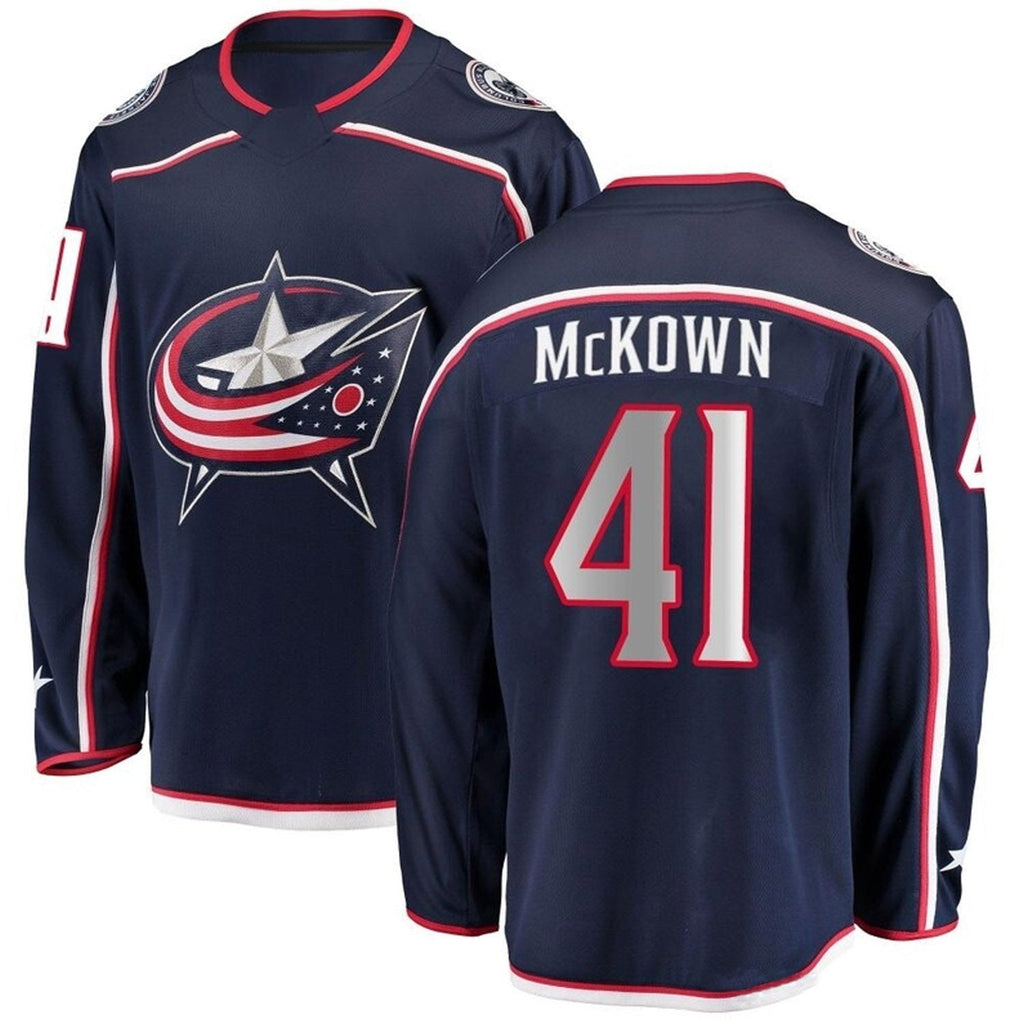 Hunter McKown Columbus Blue Jackets 41 Jersey