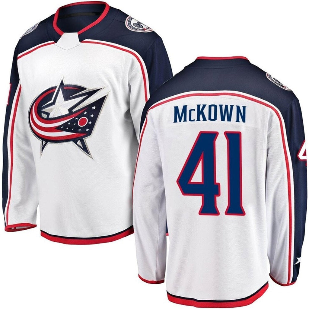 Hunter McKown Columbus Blue Jackets 41 Jersey