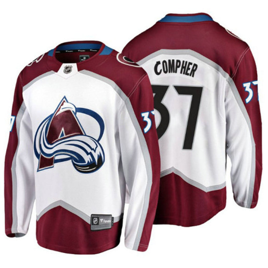 J.T. Compher Colorado Avalanche 37 Jersey
