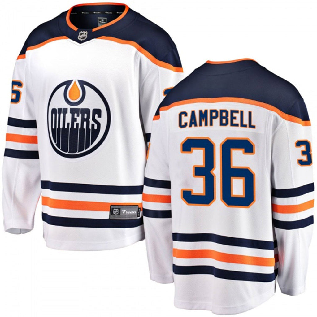 Jack Campbell Edmonton Oilers 36 Jersey