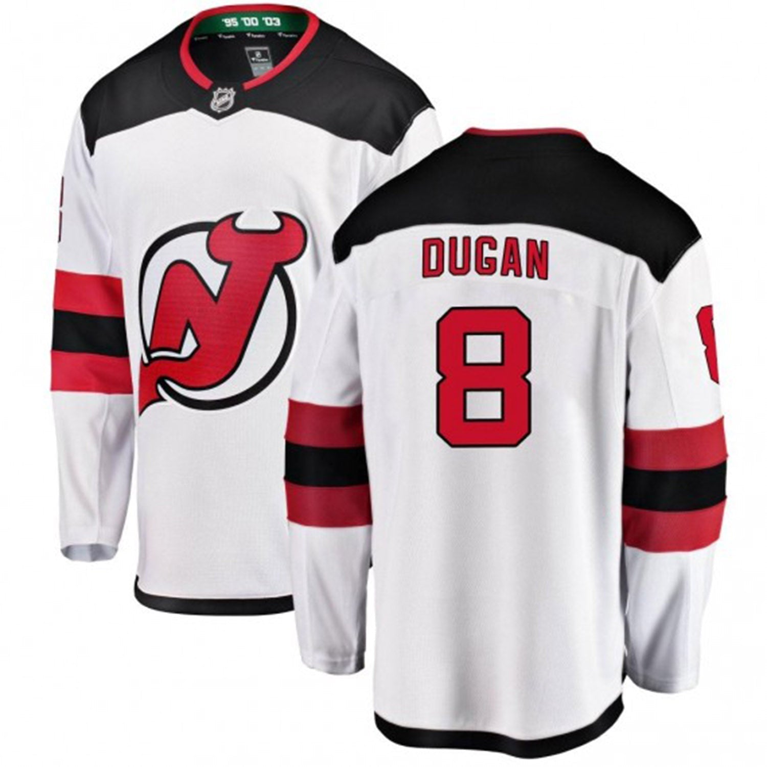 Jack Dugan New Jersey Devils 8 Jersey