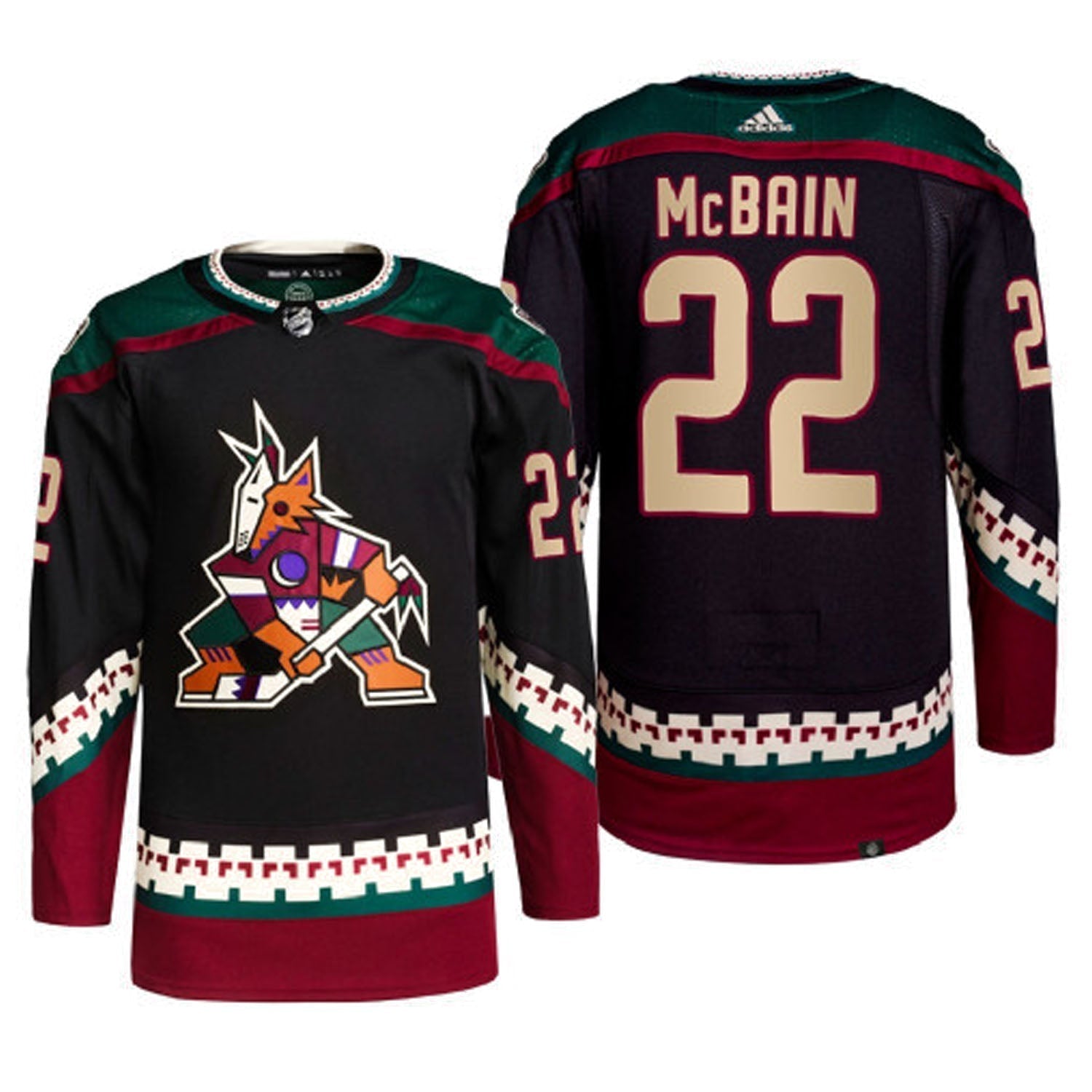 Jack McBain Arizona Coyotes 22 Jersey