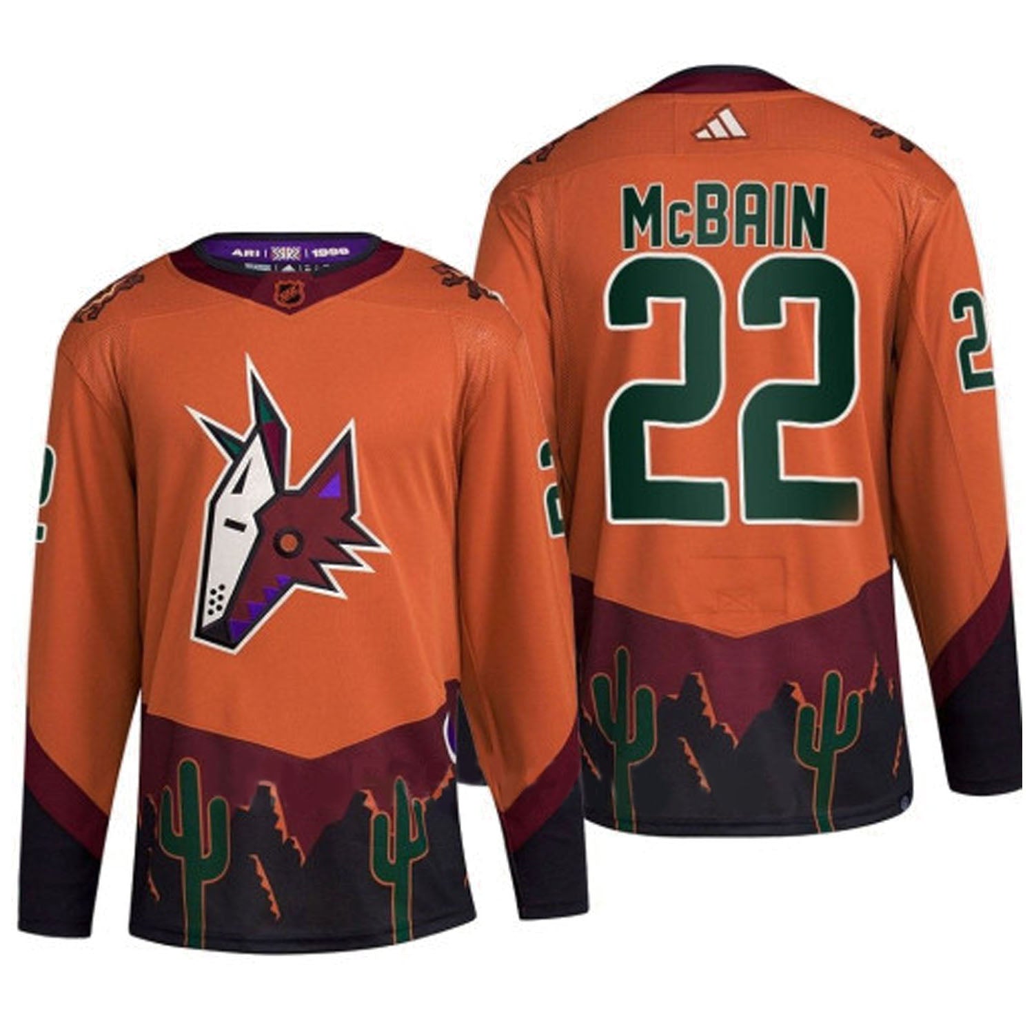 Jack McBain Arizona Coyotes 22 Jersey
