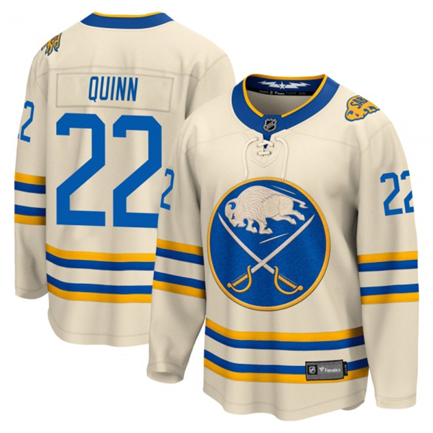 Jack Quinn Buffalo Sabres 22 Jersey