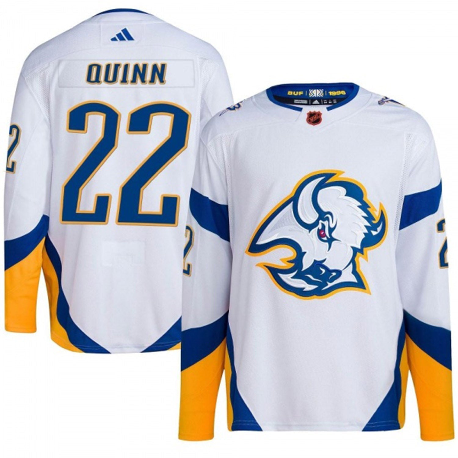 Jack Quinn Buffalo Sabres 22 Jersey
