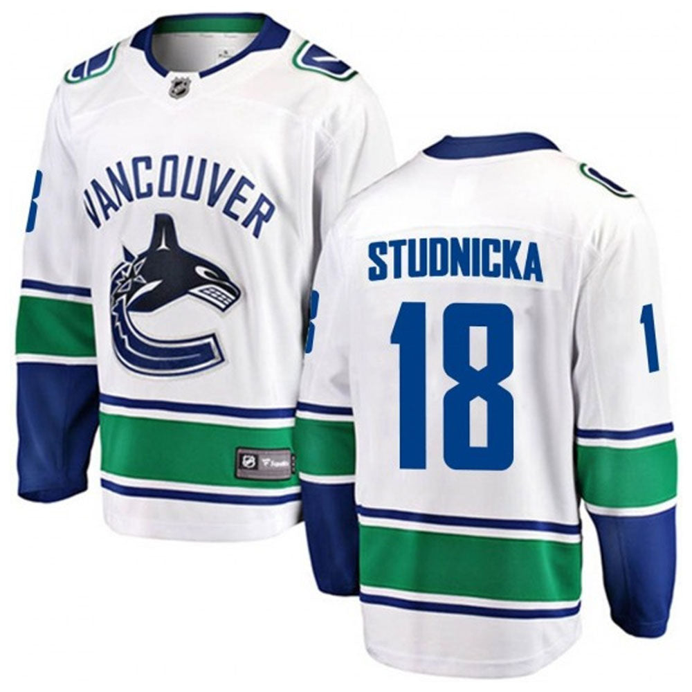 Jack Studnicka Vancouver Canucks 18 Jersey