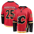 Jacob Markstrom Calgary Flames 25 Jersey