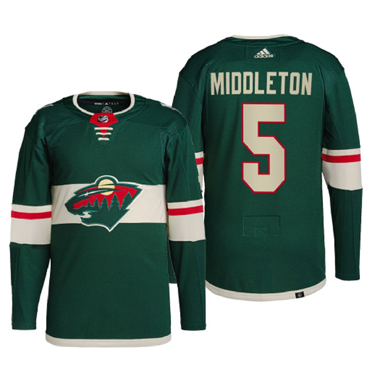 Jake Middleton Minnesota Wild 5 Jeresy