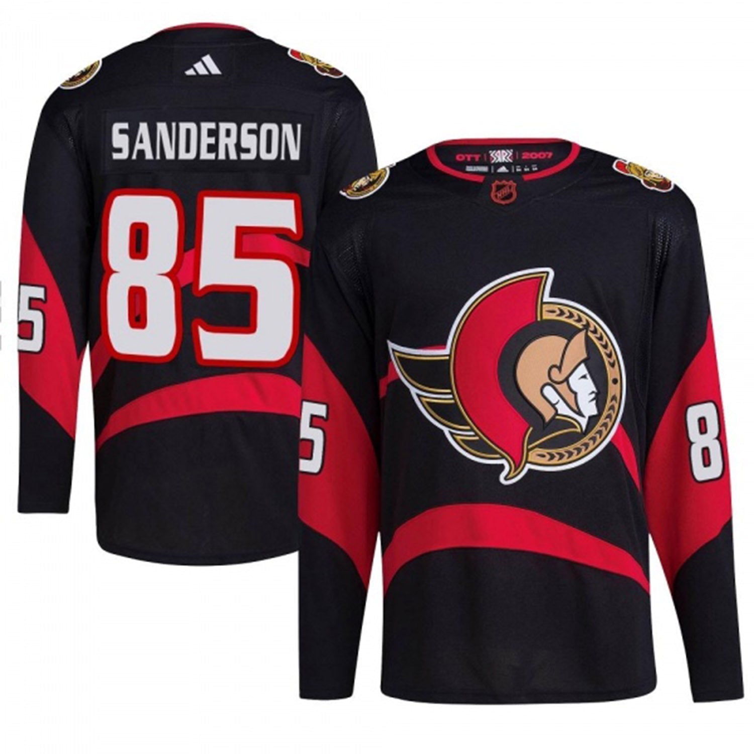 Jake Sanderson Chicago Blackhawks 85 Jersey