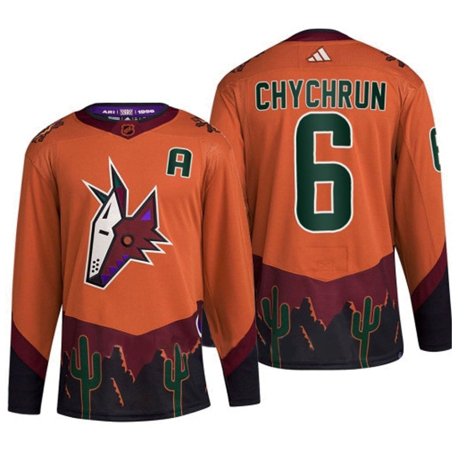 Jakob Chychrun Arizona Coyotes 6 Jersey