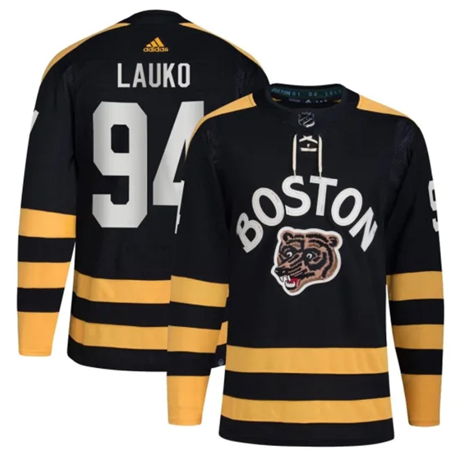 Jakub Lauko Bostin Bruins 94 Jersey