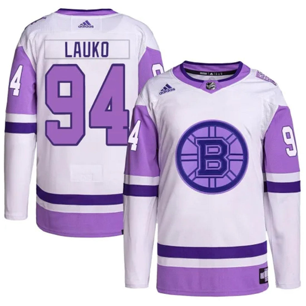 Jakub Lauko Bostin Bruins 94 Jersey